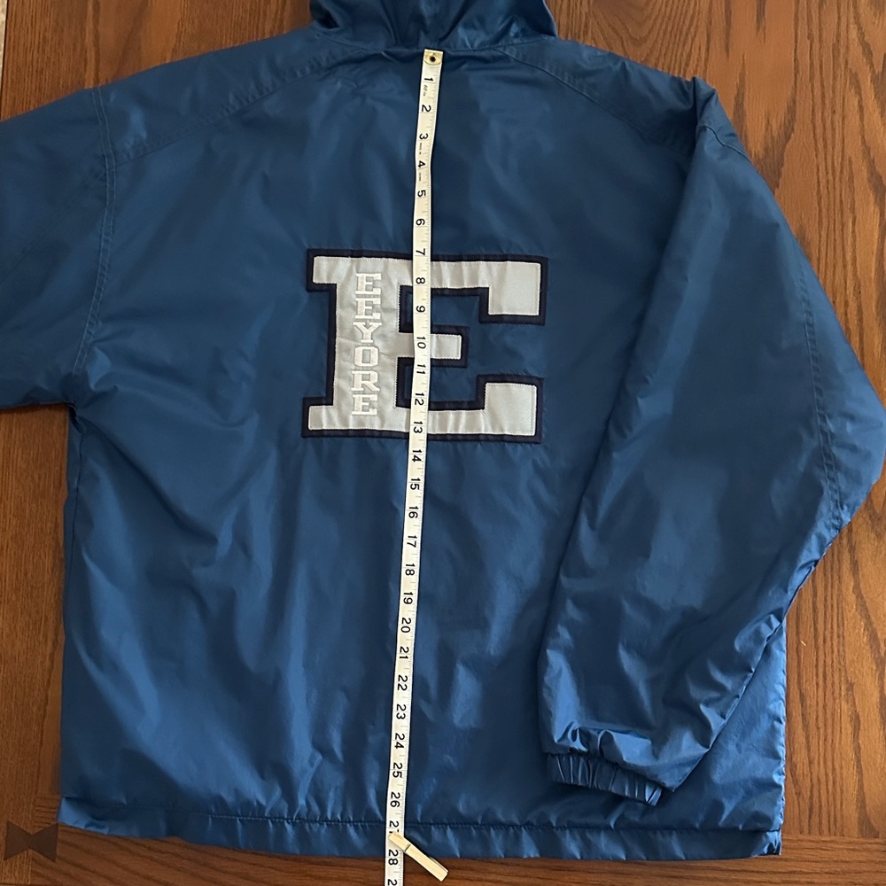 Vintage The Disney Store Eeyore Blue Windbreaker Size M - Picture 8 of 10